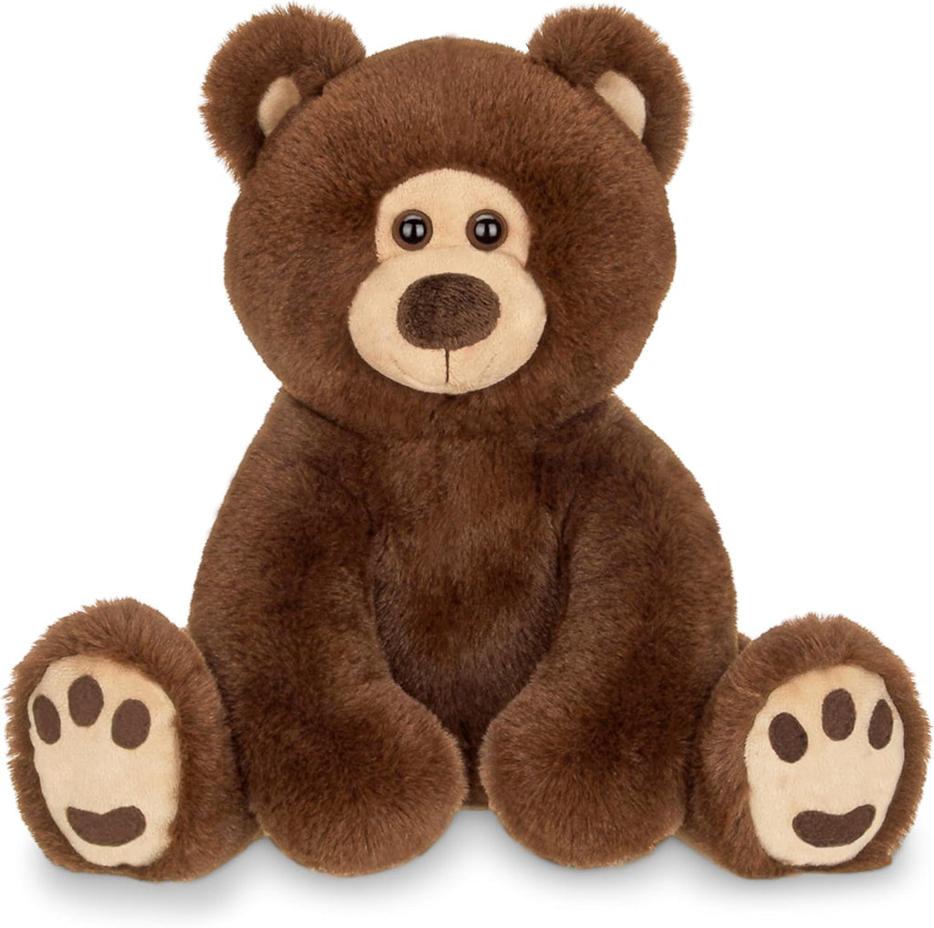 Bearington Lil' Barnaby Teddy Bear Stuffed Animal - 11.5" Soft and Cuddly Brown Bear Plush Toy with Weighted Bottom - Cute Stuffed Animal Teddy Bears Gift for Kids, Plush Collectors and Baby Showers